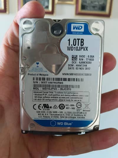 1th wb laptop and portable hard drive 100% helth