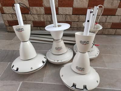 Original Used GFC ceiling fan motors and blades
