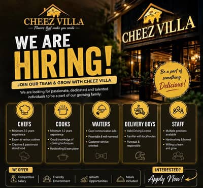 Staff Required For Fast food Restaurant