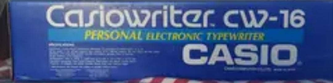 original Casio electronic typewriter newly packed