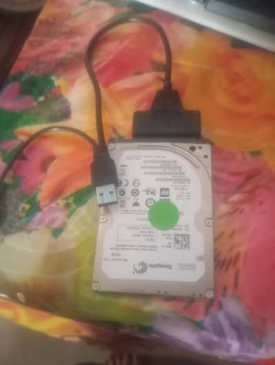 Extarnal hard disk 250gb with cable