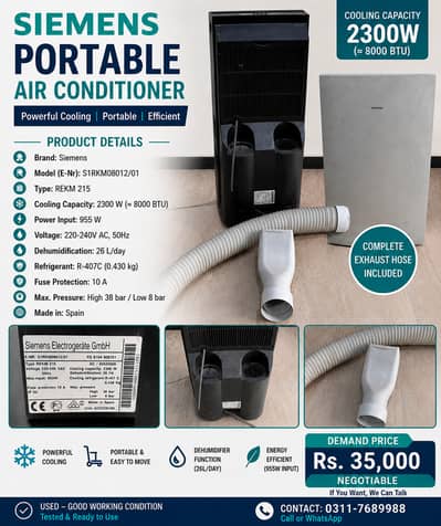 Siemens Portable Air Conditioner
