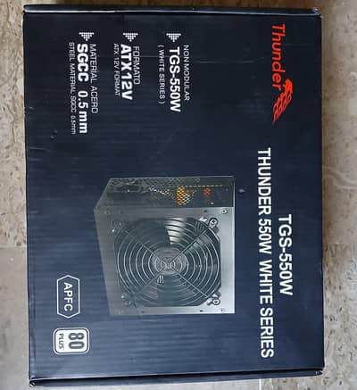Thunder 550 Watt Gaming Power supply with box