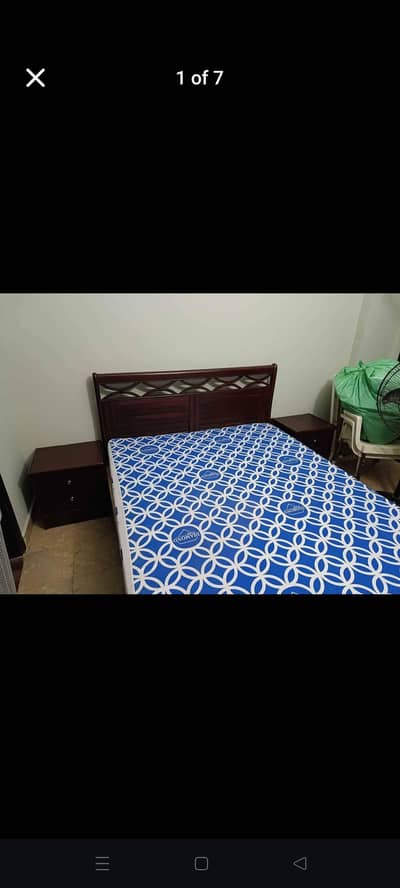 Double Bed with Include mattress for sale