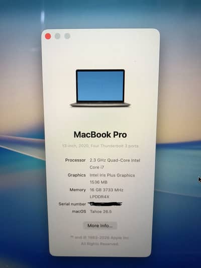 MacBook Pro 2020. Core i7/1tb/ Best Price Macbook For Sale