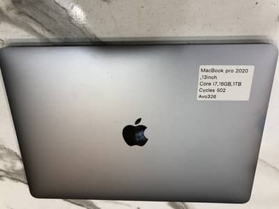MacBook Pro 2020 13" | Core i7 | 16GB RAM | 1TB SSD