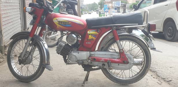 yahama yb100 all ganine  bike koi folt nhi all ok ha