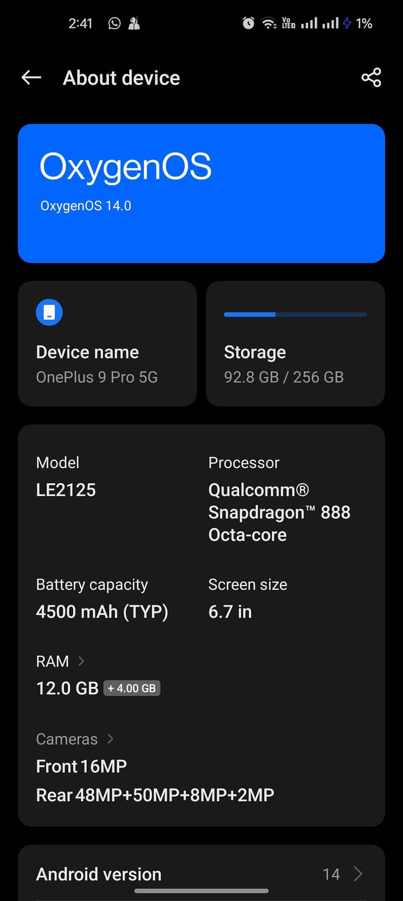 One Plus 9 Pro 2