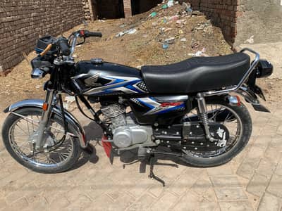 Honda CG125 Model 2025 print all Punjab number