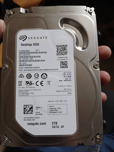 seagate 2TB hard drive