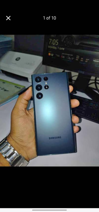 Samsung Mobile S22 Ultra exchange only iphone