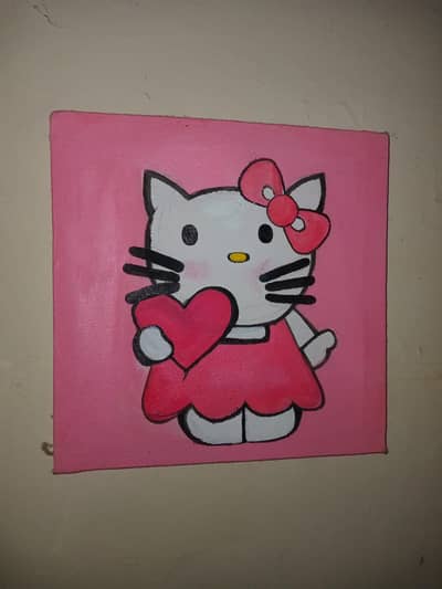hello kitty painting