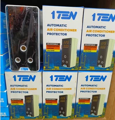 1TEN Automatic protector stabilizer for fridge and LCD with volt mete