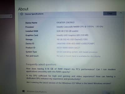 Laptop for sale