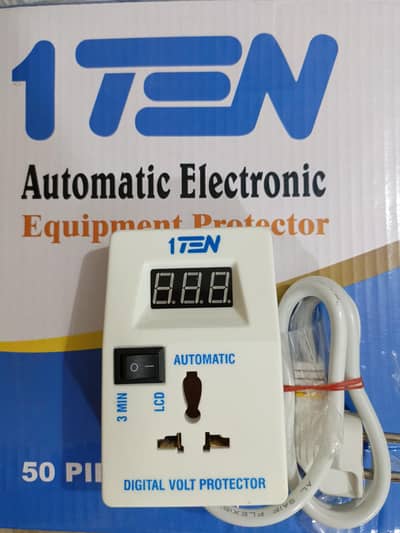 1TEN Automatic protector stabilizer for fridge and LCD with volt mete