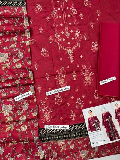 embroider 3 piece