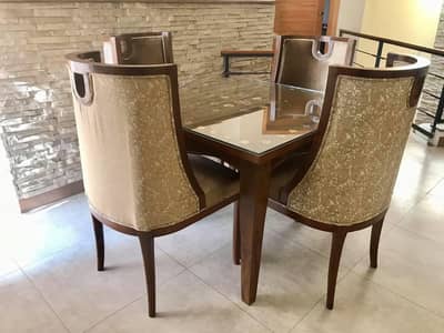 dining table set for four