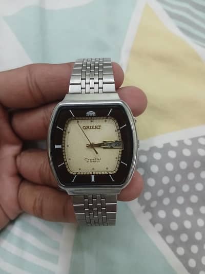 Vintage Orient Crystal  21 Jewels Automatic Watch