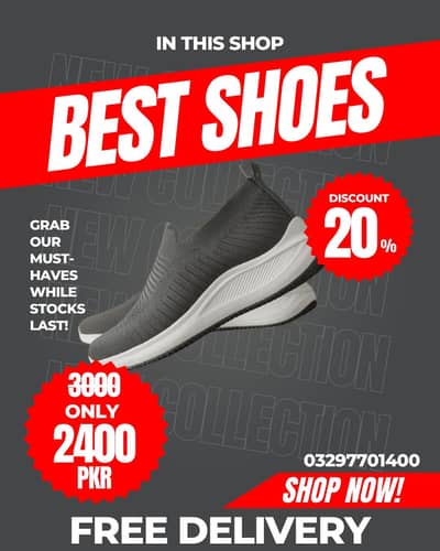 Modern Slim On-Sneakers Grey Comfortable For Men