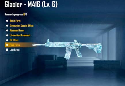 M416 level 6 X-suite and also more ubgrade guns