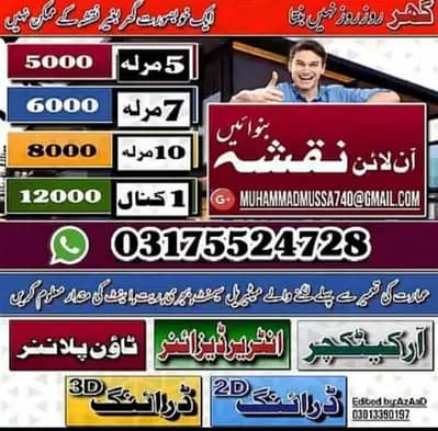 naqsha navess/Architecture /autocad/ draftmen /house plan