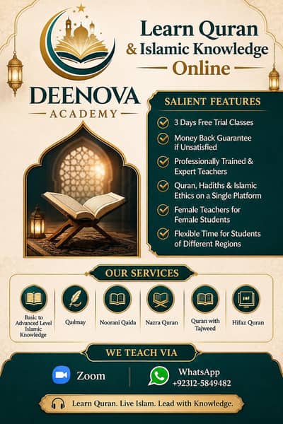 Learn Quran and Islamic Knowledge Online