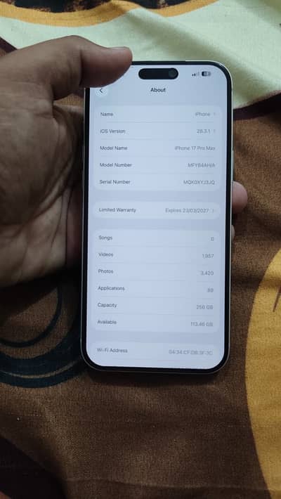 Apple iPhone 17 Pro Max