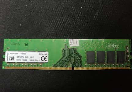 8gb ddr4 ram 2666MHz frequency 10/10 good condition. rate final ha.