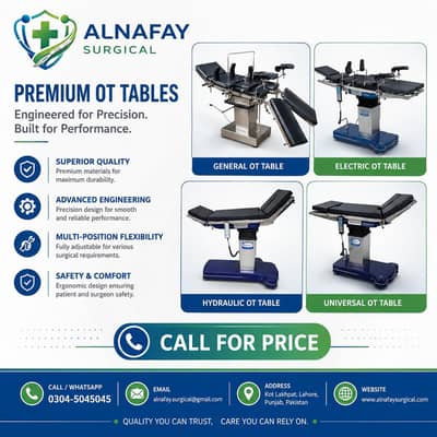 OT Table Operation Table Electric Hydraulic Surgical Table for Sale