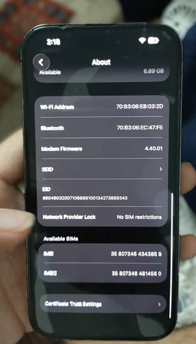 iphone 14 pro non pta fu