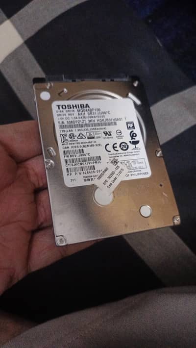 Hard drive 1Tb 2.5 laptop hard drive