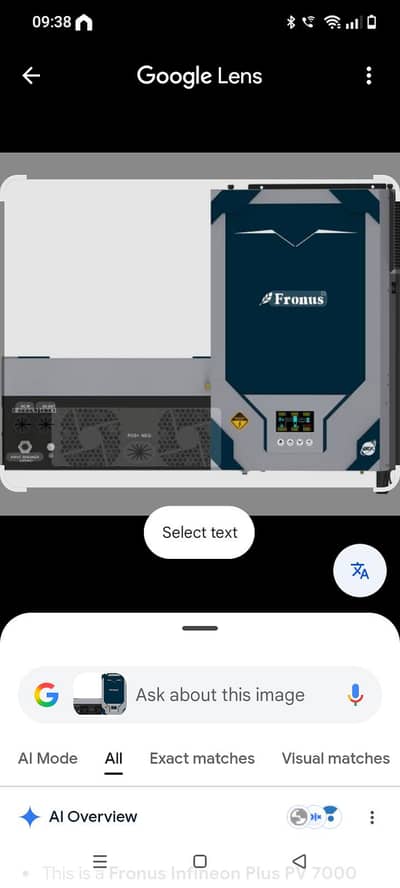 inviter fronus pv7000 on/off grid