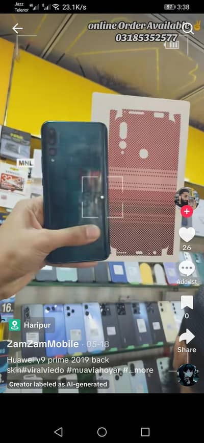 Huawei y9 prime 2019 4gb 128 gb