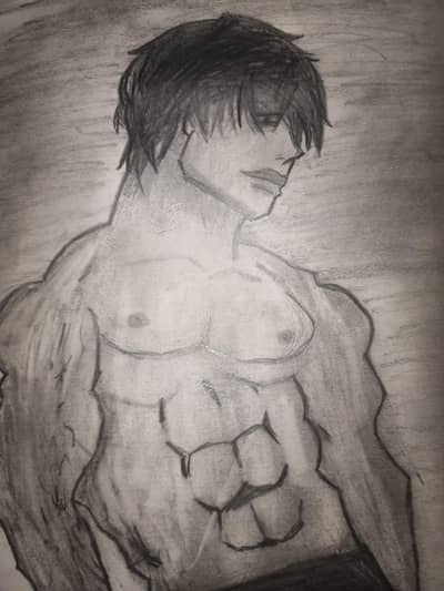 ​Handmade Bodybuilder Sketch for Sale –