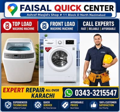 Automatic Washing Machine Repair Dawlance Haier LG Pel Samsung Kenwood