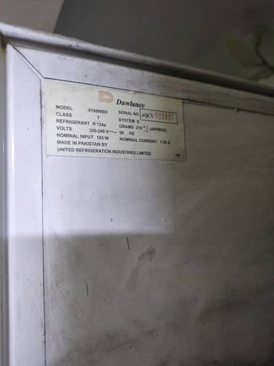 Dawlance refrigerator