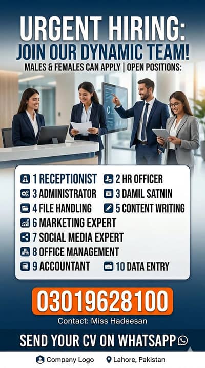 Urgent hiring