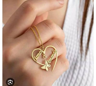 Name jewellery customized
