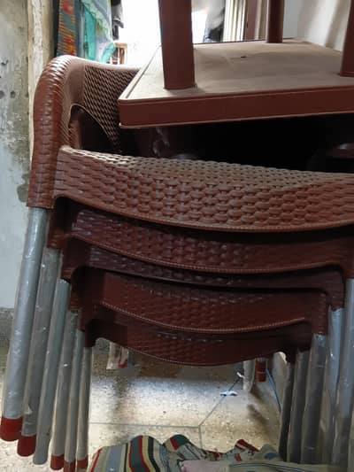 chairs set table