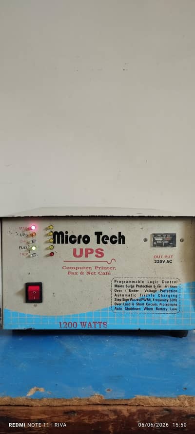 Ups 24 volts 1200 watts