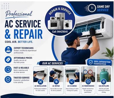 Home Services All simple AC And All Inverter AC