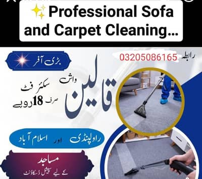 Sofa & Carpet Rugs Cleaning and dry, Water tank cleaning
