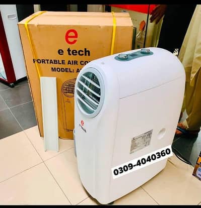 1 Ton E tech Portable Ac/ Heat & cool model