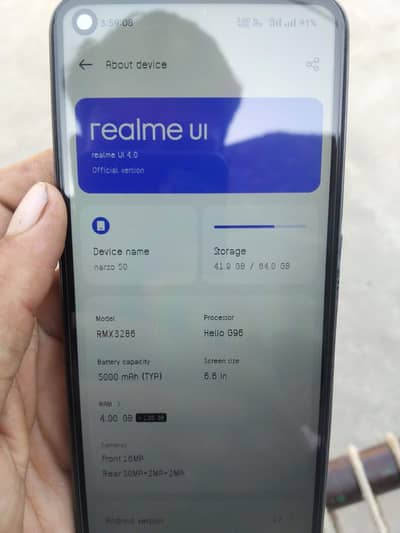 Realme Narzo 50 4.64 exchange be ho jay ga