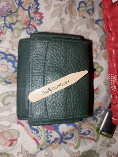 polo Ralph Lauren green wallet