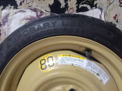 Spare tire with wheel japani