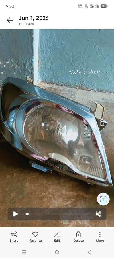 Toyota hilux vigo front headlights 2007-2012 model