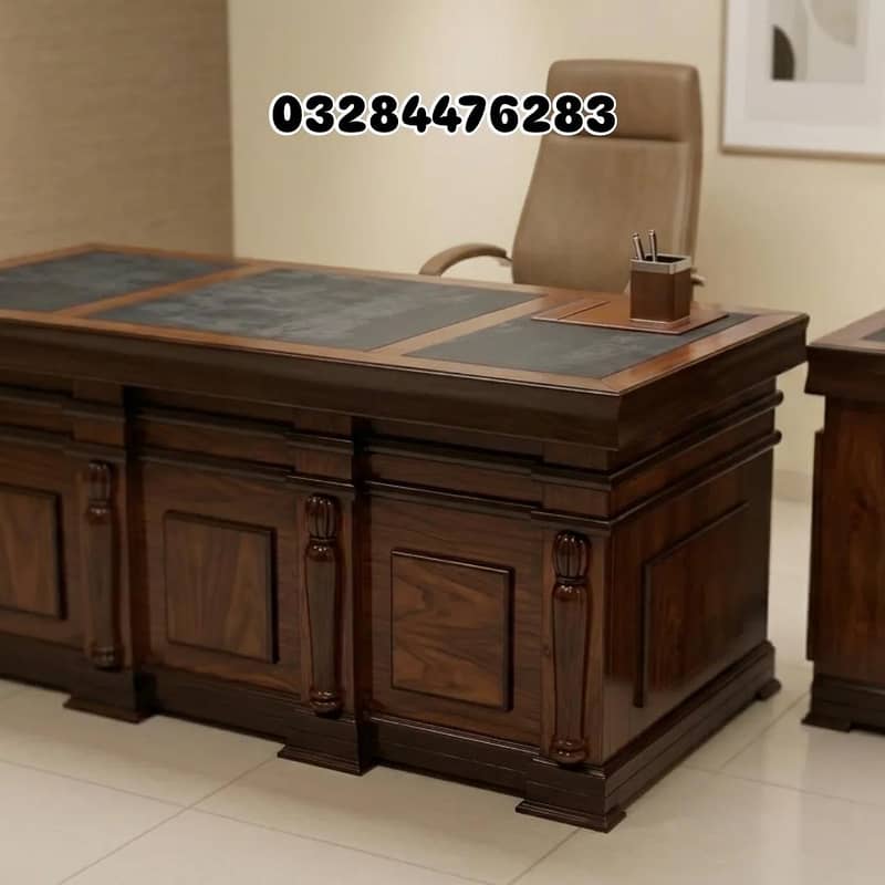 Executive table / CEO table / office desk / computer / Manager table 5