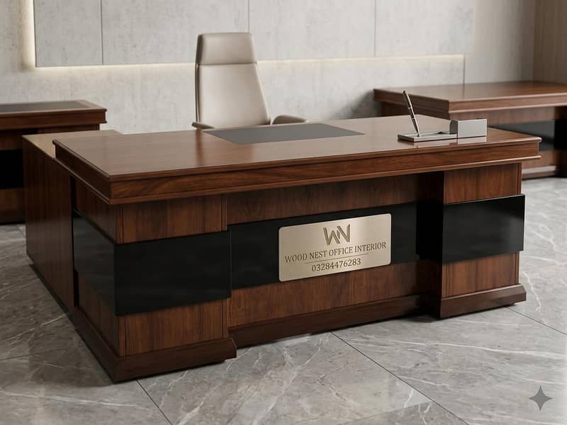 Executive table / CEO table / office desk / computer / Manager table 9