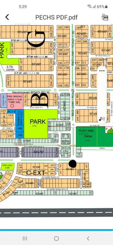 1 Kanal Residential Plot In PECHS, Islamabad